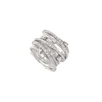Ring Marco Bicego Woman Goa in White Gold Diamante AG278B2-15